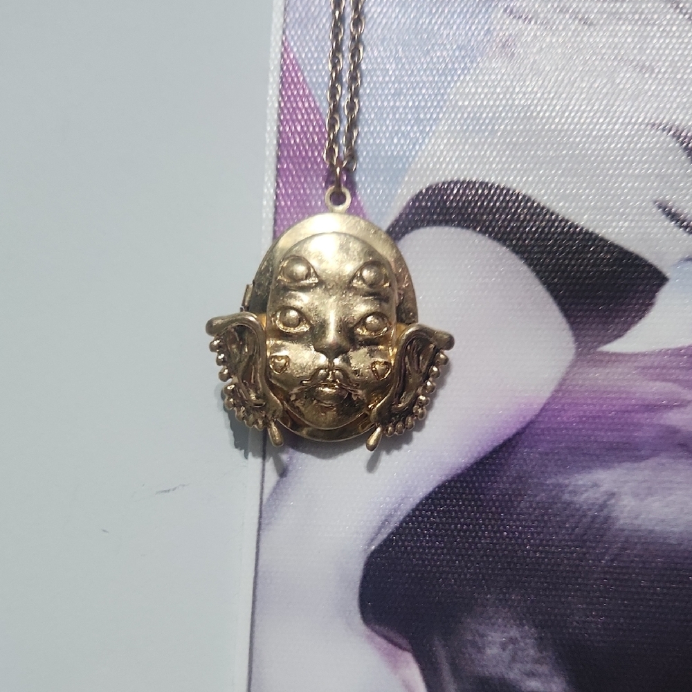 Gold Melanie Martinez Locket Necklace